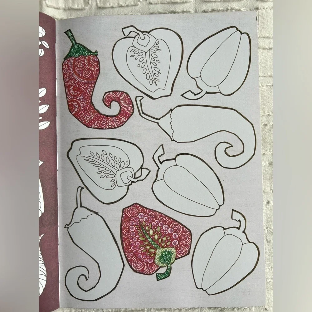 Creative Therapy Anti-Stress 61pg Coloring Book Doodle & Color Your Stress Away